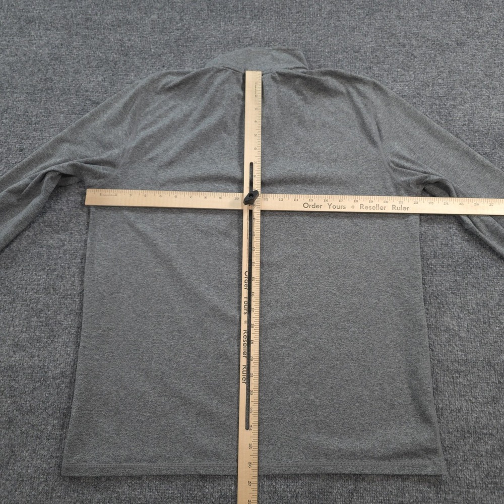 Marine Layer Shirt Mens Large Gray Weekend Sport 1/4 Zip Performance Pullover - Picture 4 of 8